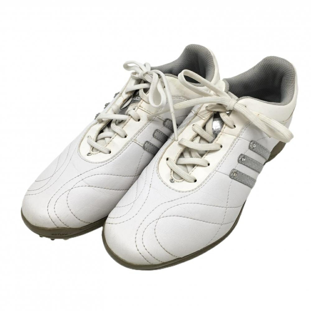 楽天市場】adidas アディダス ゴルフシューズ 白×シルバー