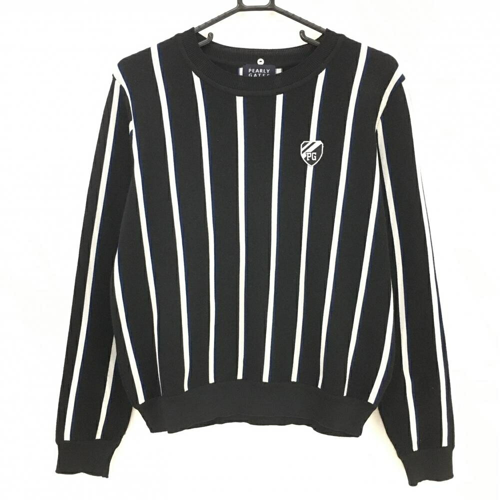 楽天市場】【超美品】パーリーゲイツ セーター ネイビー×白 ウール100