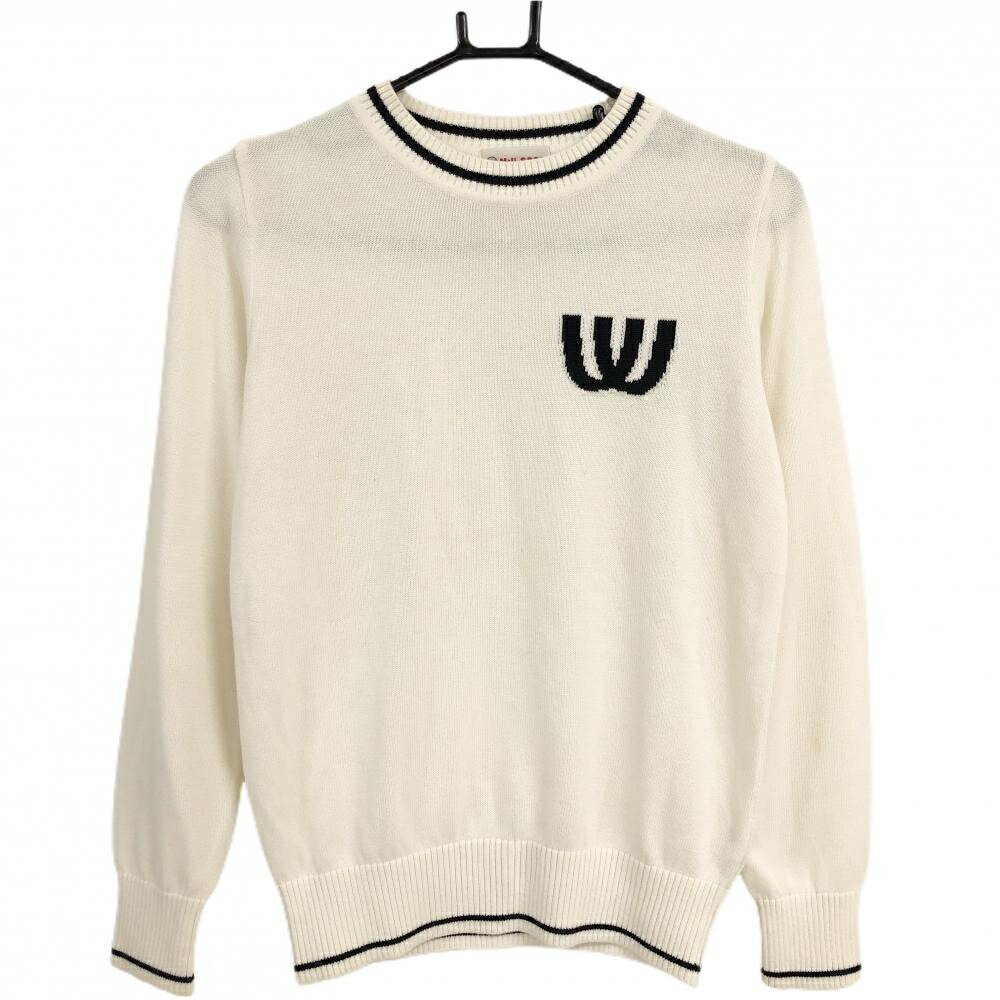 楽天市場】☆特価☆【超美品】ミエコウエサコ セーター 白×黒 重ね着風