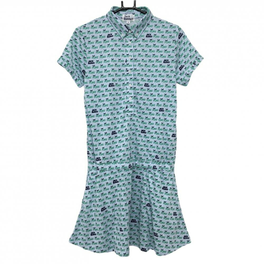 楽天市場】【美品】ジャックバニー ハイネックニットワンピース ブルー