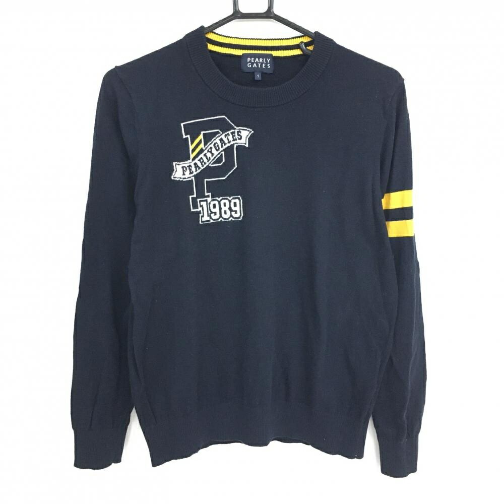 楽天市場】【美品】パーリーゲイツ セーター ネイビー×白 背面星