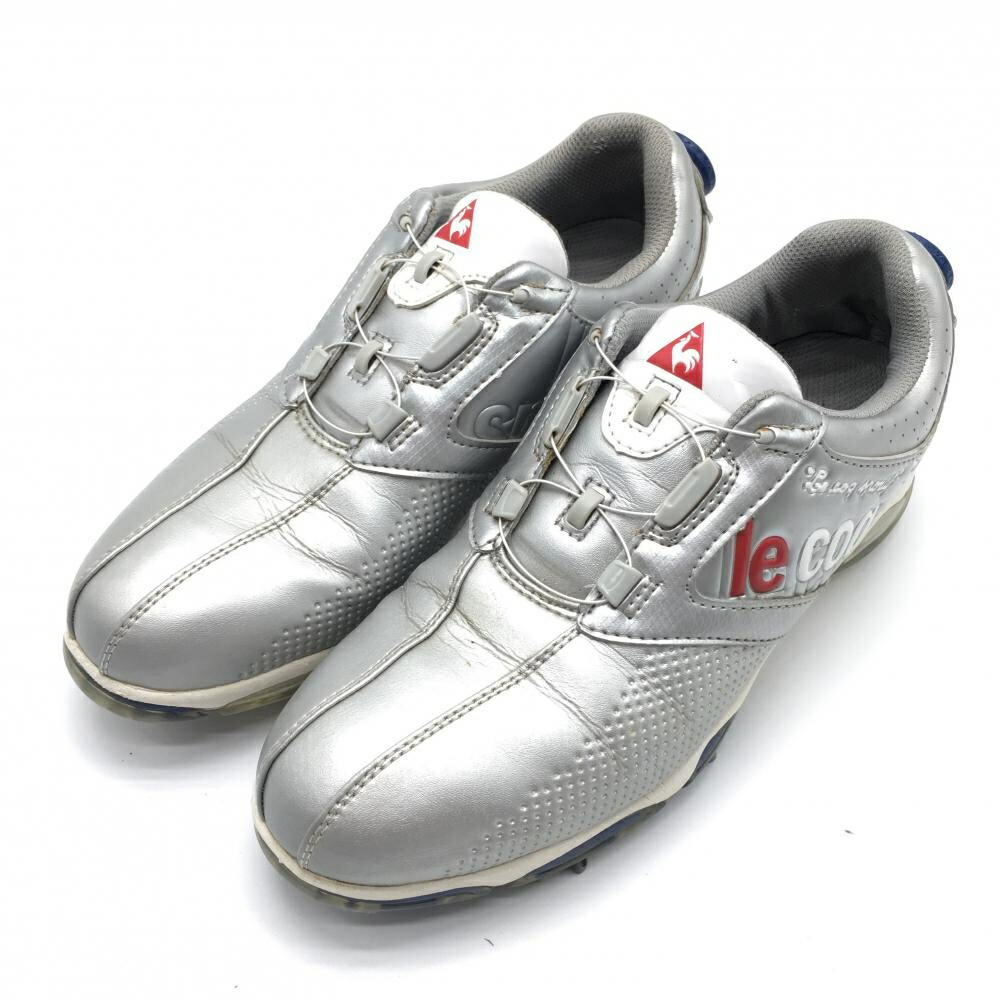 LE COQ GOLF ルコックゴルフ QQ0595 ダイヤル式 ゴルフシューズ  ホワイト系 26cm [240101443133] ゴルフウェア メンズ ストスト LE COQ GOLF ルコックゴルフ QQ0595 ダイヤル式 ゴルフシューズ