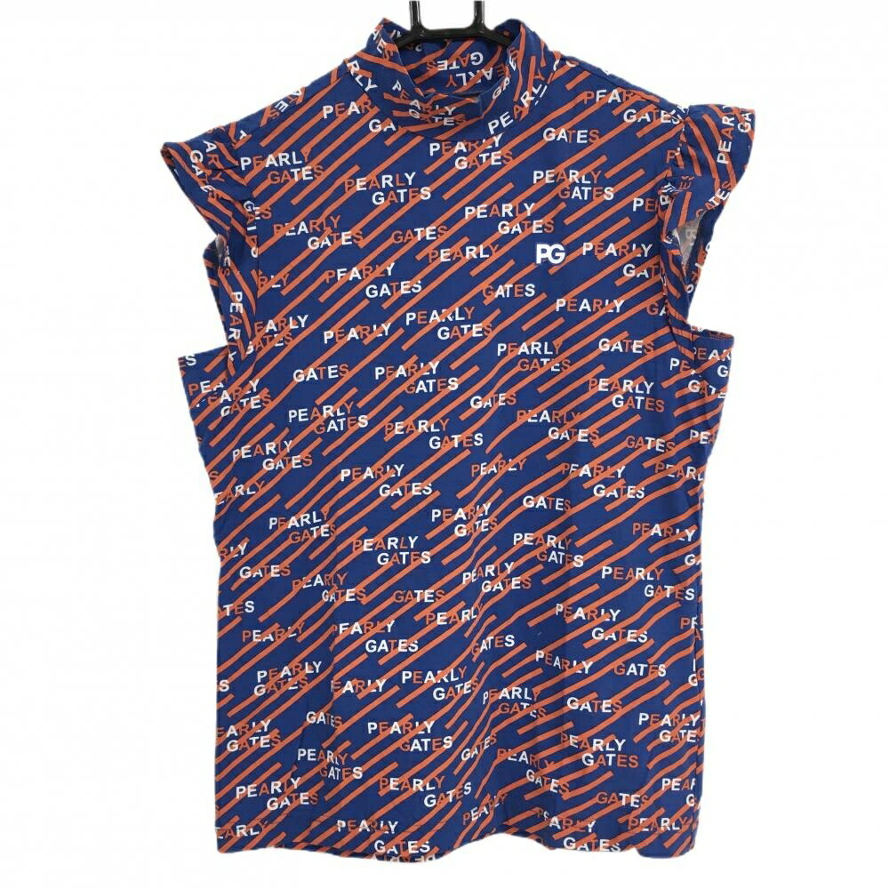 楽天市場】PGG パーリーゲイツ ノースリーブハイネックシャツ 白×黒 裾