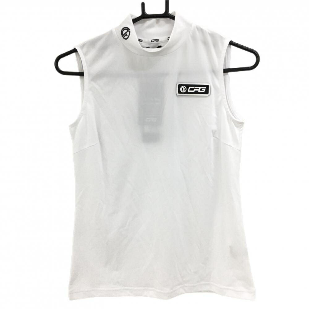 楽天市場】【新品】シーピージーゴルフ ノースリーブポロシャツ 白