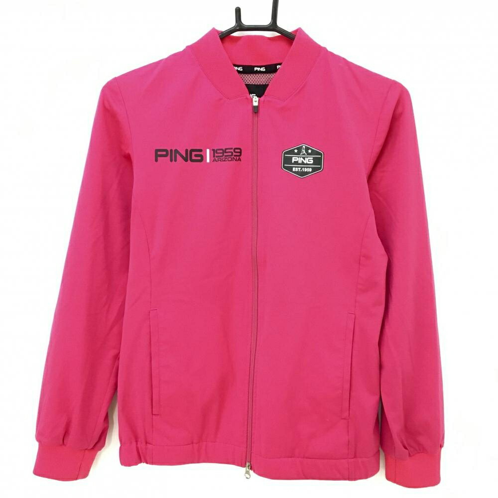 楽天市場】PING ピン ジャケット レッド サイズ:S ロゴ ライン