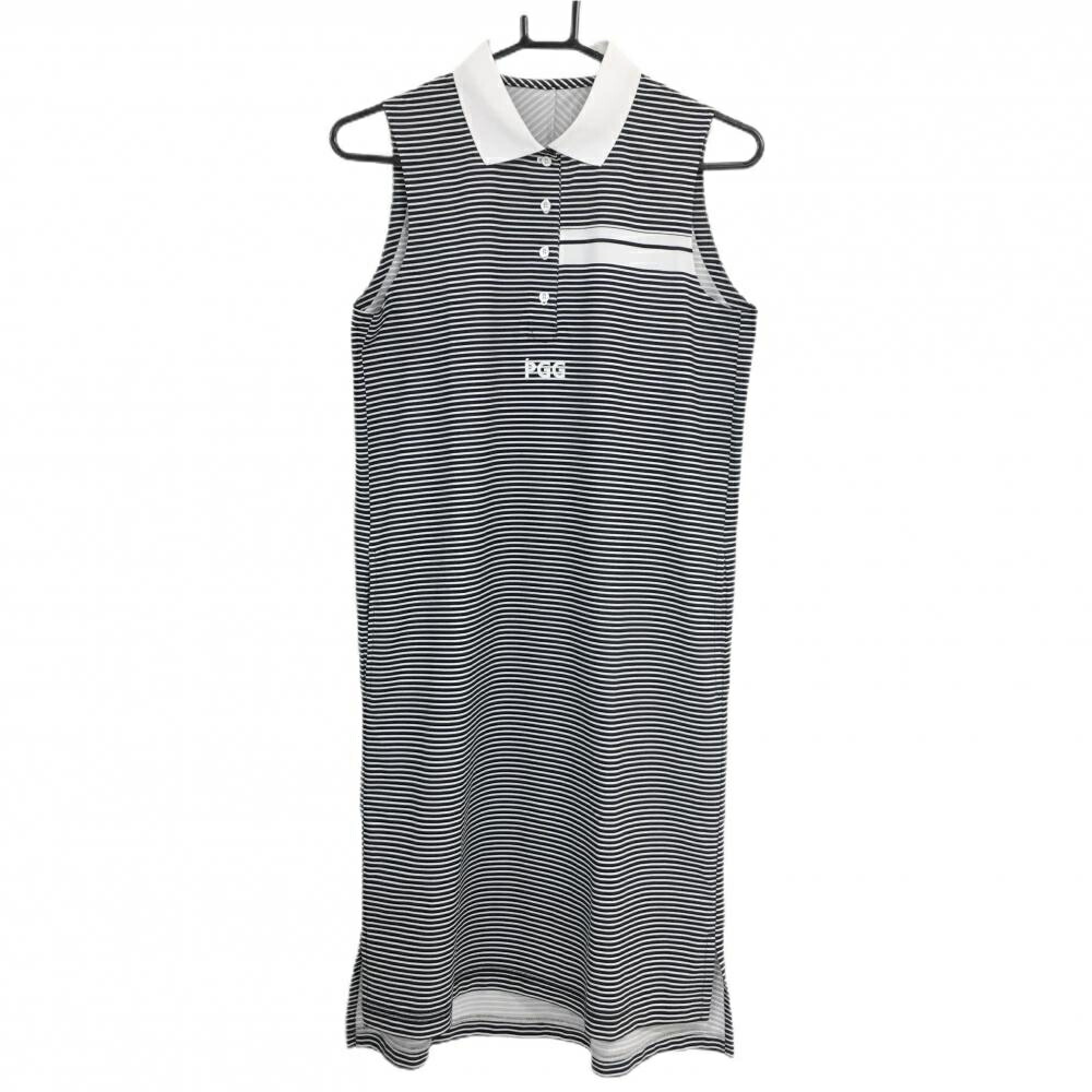 楽天市場】パーリーゲイツ 半袖ポロワンピース ネイビー×白 ボーダー