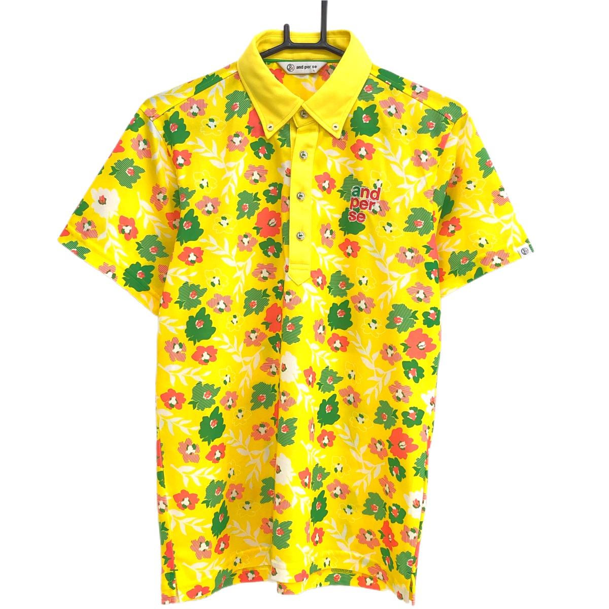 楽天市場】【超美品】アンパスィ 半袖ポロシャツ ネイビー×白 猿