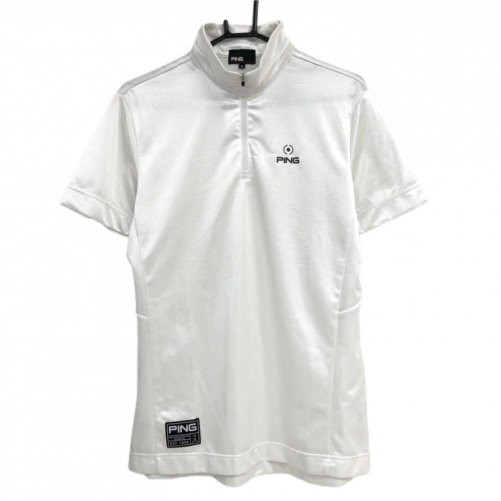 楽天市場】[ピン アパレル] メンズ 半袖 ハーフジップシャツ