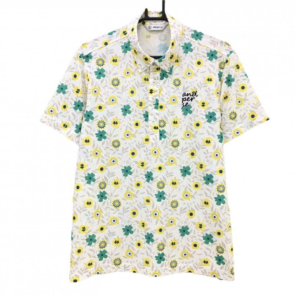 and per se 半袖ポロシャツ 花柄 ゴルフウェア Mサイズ 極美品 楽天市場】☆特価35%OFF☆【超美品】アンパスィ 半袖ポロシャツ