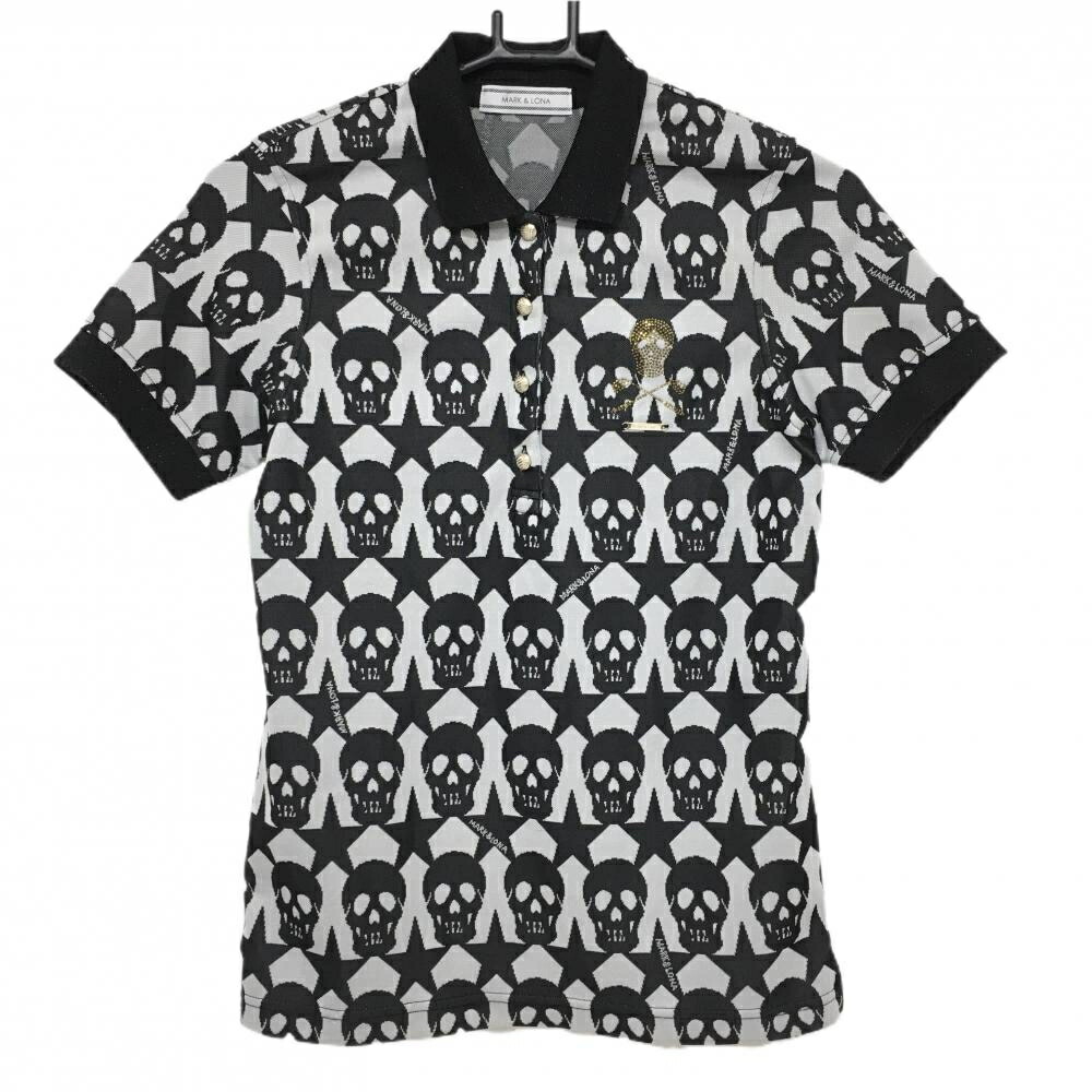 楽天市場】マークアンドロナ 半袖ポロシャツ 黒×蛍光ピンク 刺しゅう総