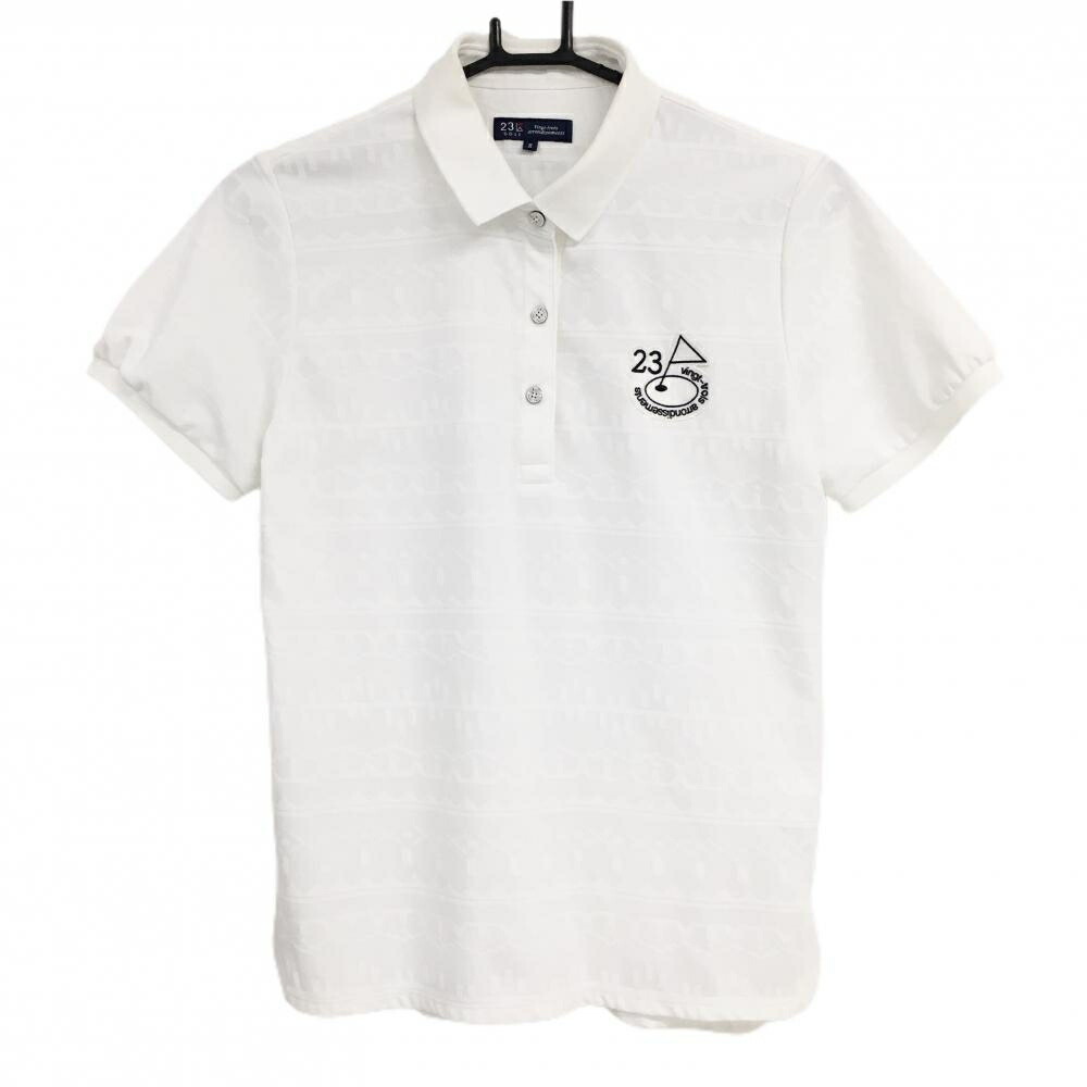 楽天市場】23区 半袖ポロシャツ レッド×白 襟、袖ライン レディース II