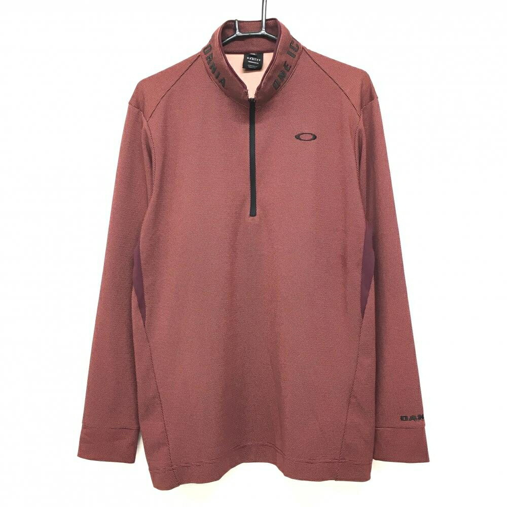 オークリーメンズM 冬用 長袖ハイネック サーモトロン 吸収 熱交換 蓄熱 434088JP 黒 新品 定価9000 J7115新品パーリーゲイツ タフレックスサーモトロンダルファインツイン