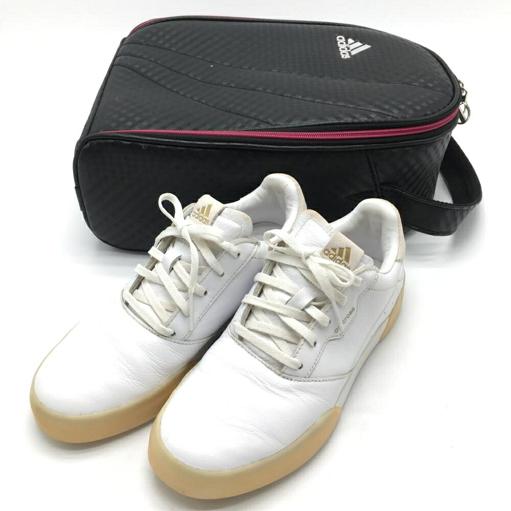 楽天市場】【新品】アディダス ゴルフシューズ 白×イエロー O99000