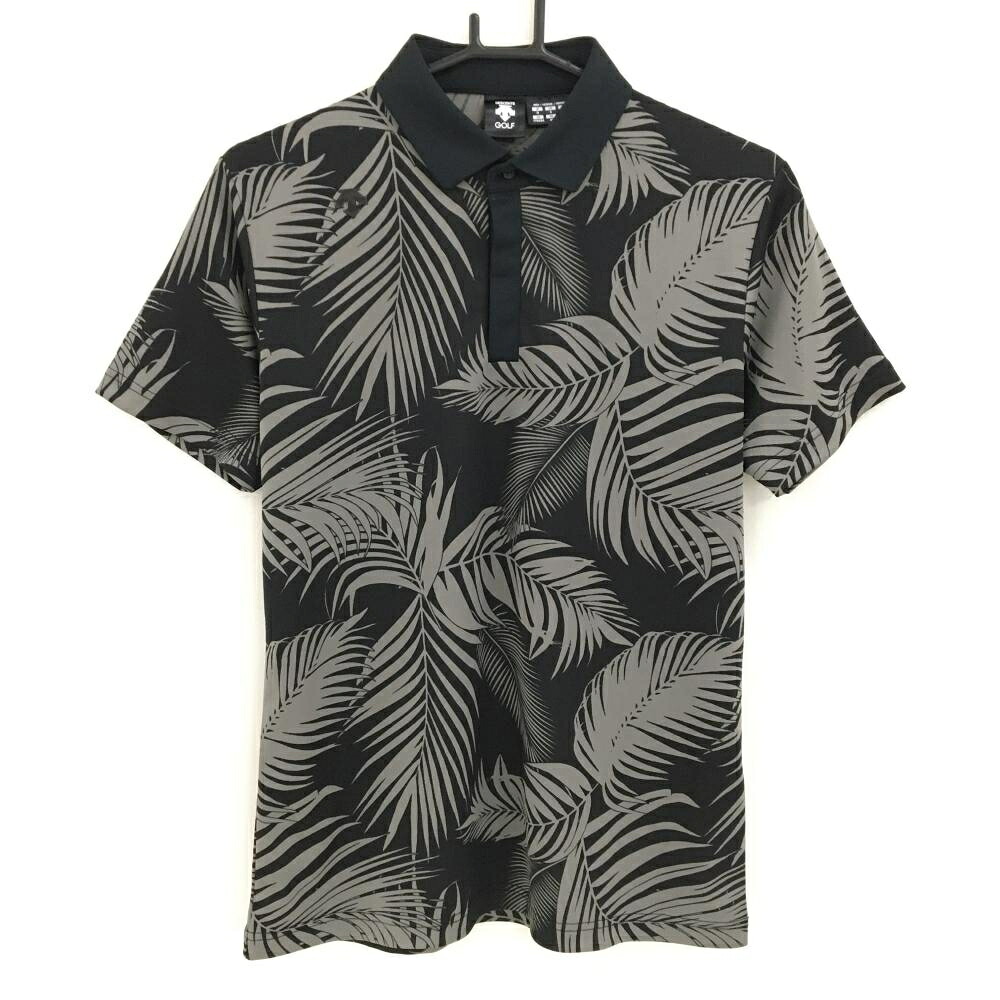 ★美品★中田英寿モデル★デサントゴルフ正規品★ポロシャツ★サイズO★DESCENTE★おしゃれ★さわやか★ブルー×ホワイト×ブラック★半袖  超美品デサントゴルフ 半袖ポロシャツ 白×レッド 肩ロゴ 中田英寿