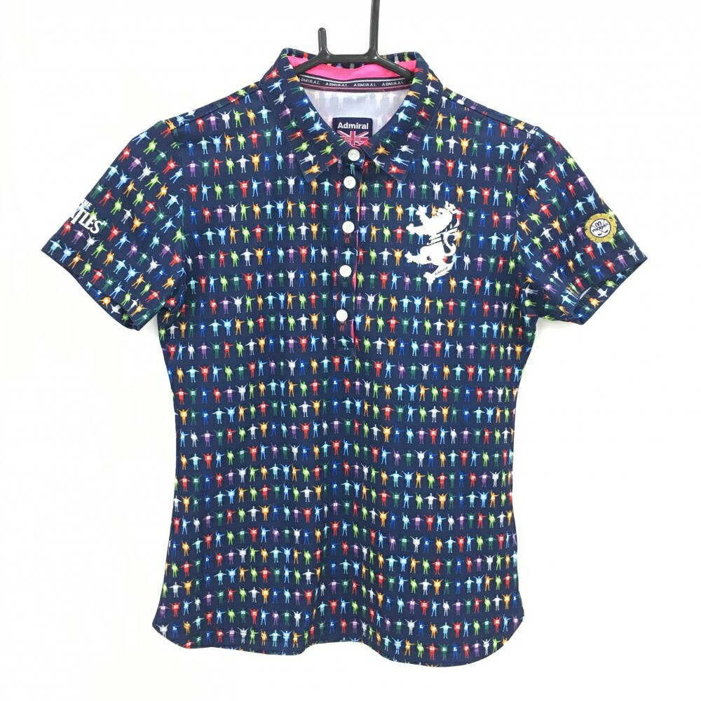 楽天市場】【超美品】ピーターミラー 半袖ポロシャツ ネイビー×白 ロゴ