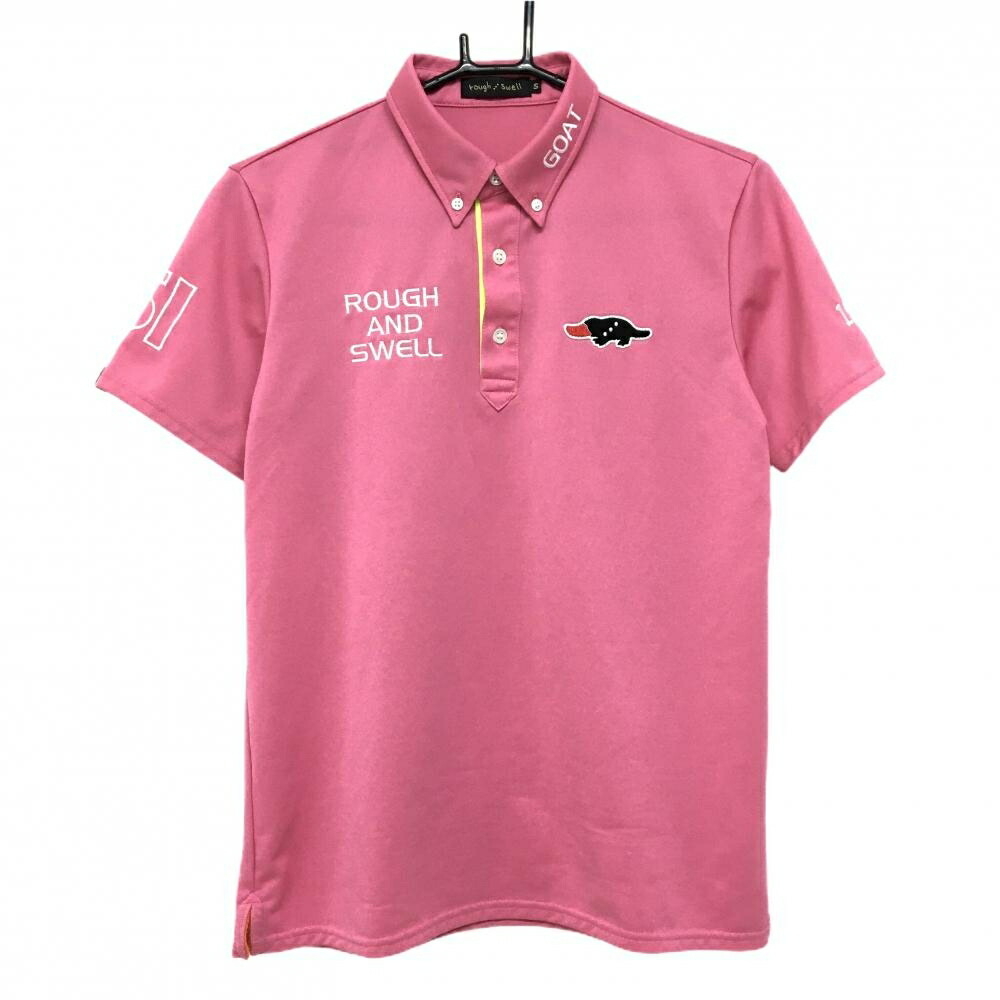 楽天市場】ラフアンドスウェル 半袖ポロシャツ 白×レッド バックロゴ