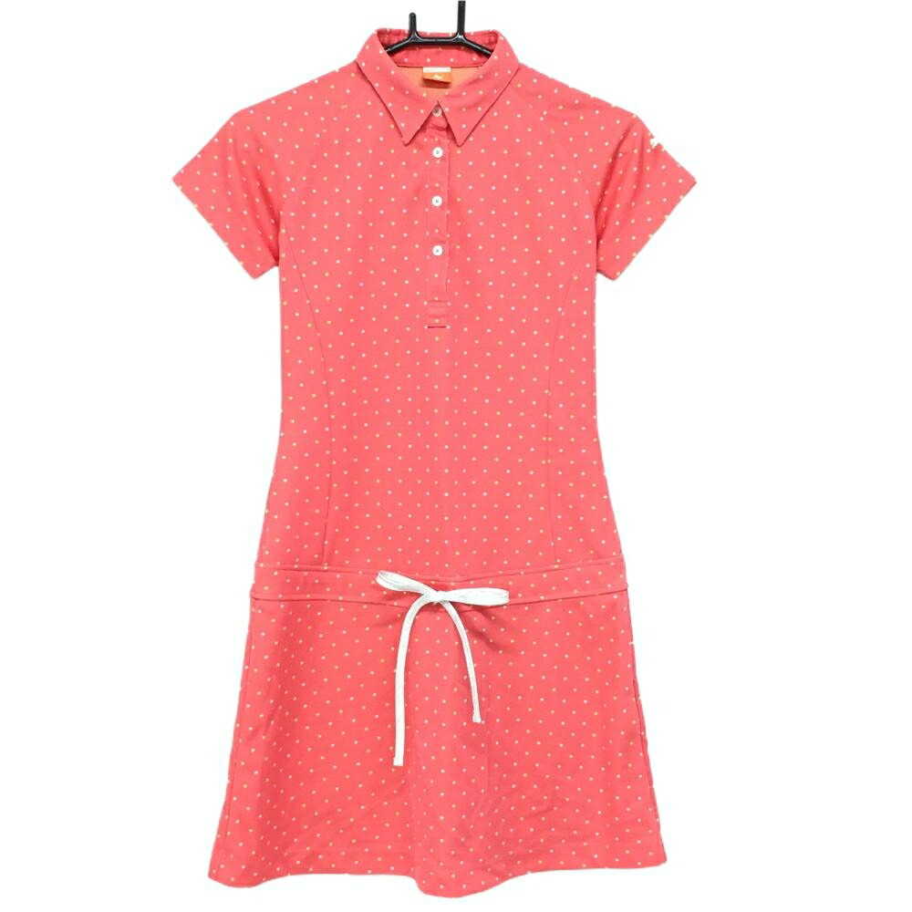 楽天市場】【超美品】プーマ 半袖ポロワンピース ピンク×白 スカート部