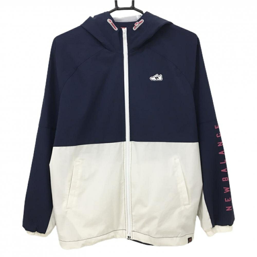 楽天市場】【美品】ニューバランスゴルフ ボアパーカー ネイビー×白