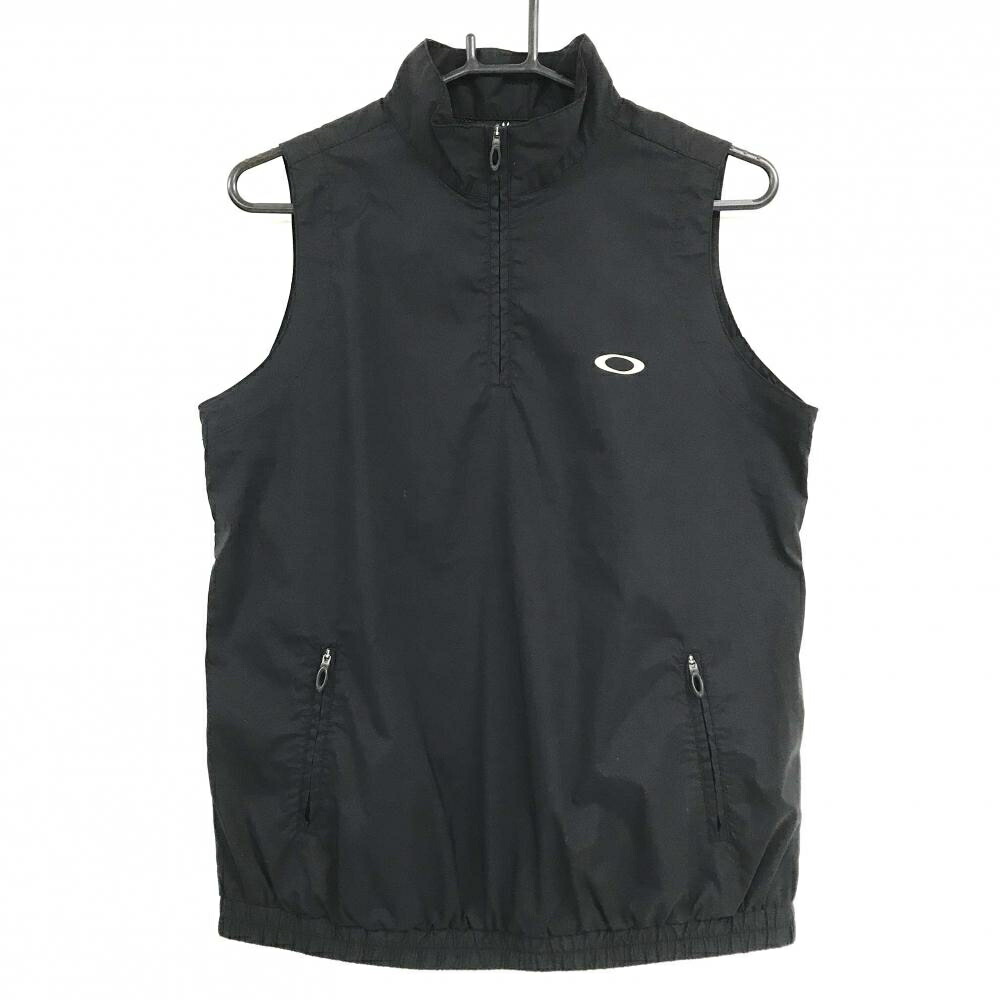 楽天市場】オークリー ジップベスト 黒 サイドリブ 裏地付 メンズ S