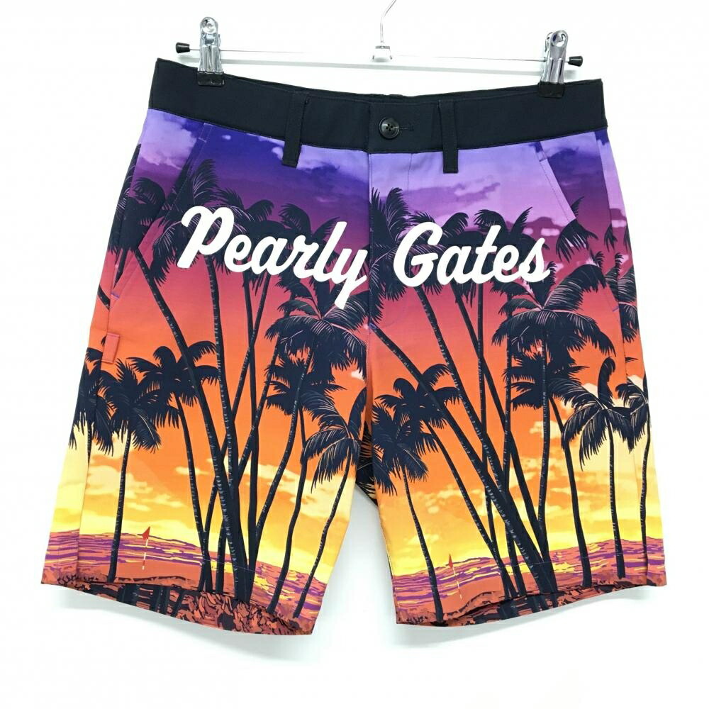 【新品タグ付】　パーリーゲイツ　パームツリー　プリント　ショートパンツ　ゴルフ 楽天市場】新品 PEARLY GATES ショートパンツ 【サイズ：3