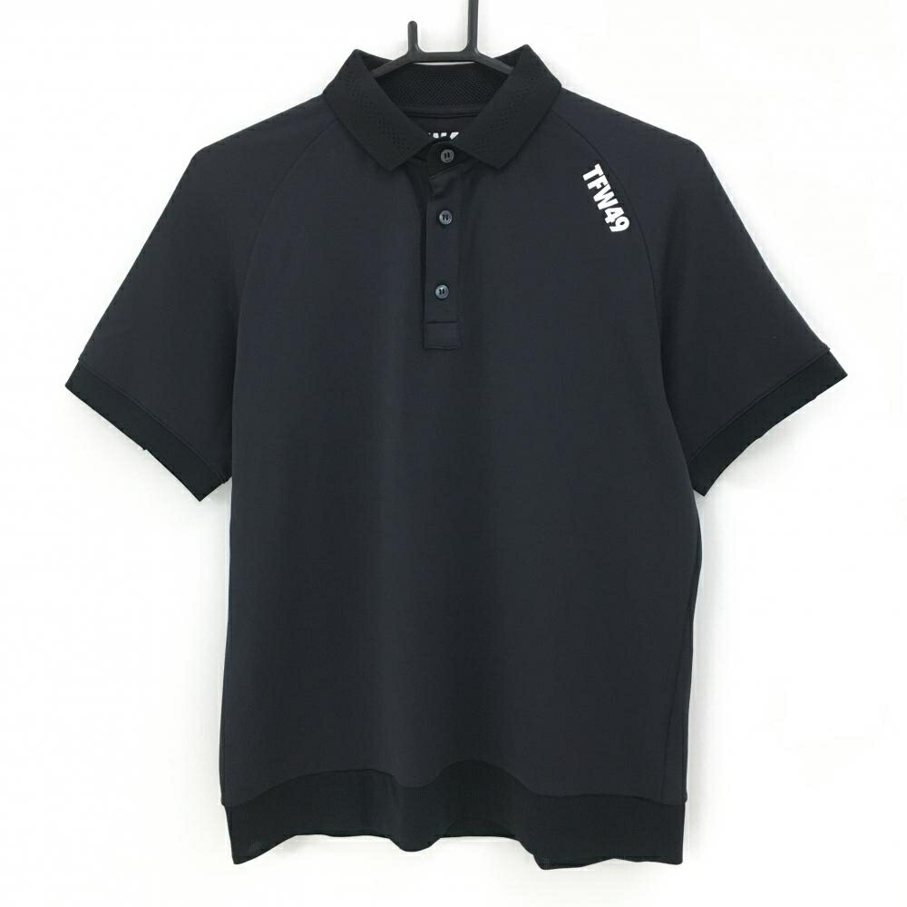 新品未使用　TFW49 半袖　カラーレス　ポロシャツ　サイズM TFW49 - COLLAR LESS POLO / カラーレス ポロシャツ / T102220004