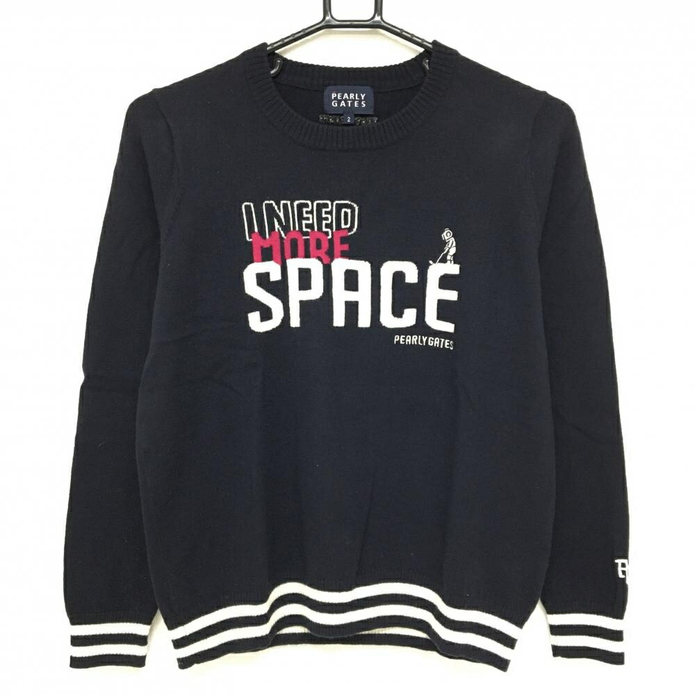 楽天市場】【美品】パーリーゲイツ セーター ネイビー×ダークグリーン