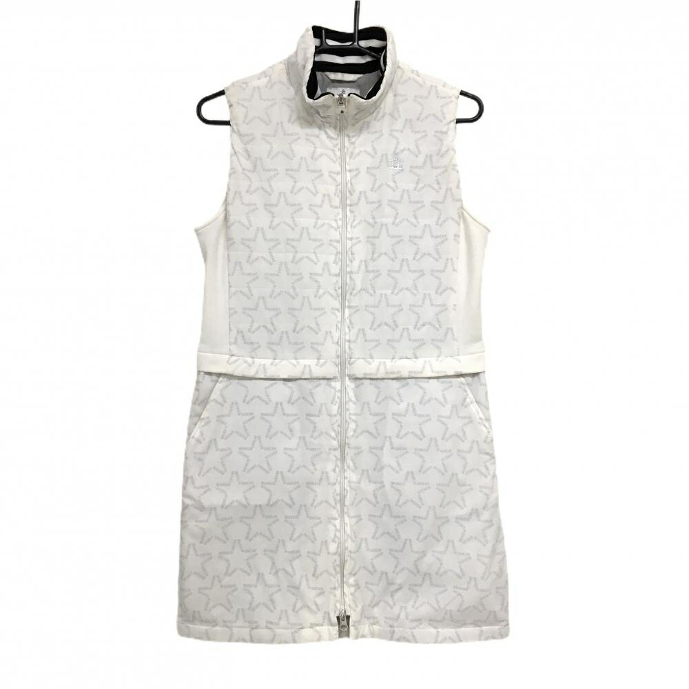 Munsingwear ダウン ワンピース マンシングウェア ダウンワンピース ネイビー サイド異素材切替