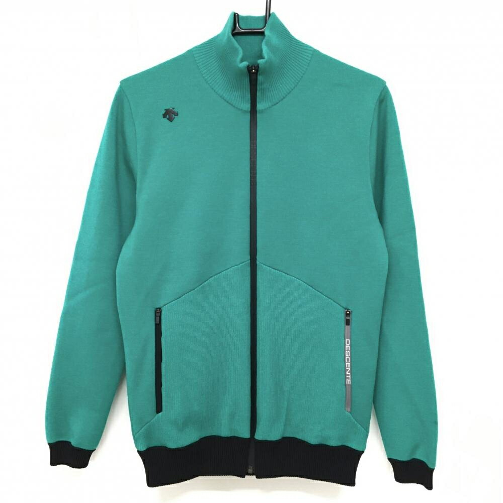 デサントゴルフ ダブルジャカード ハイブリット セーター M ダブルジャカードハイブリットセーターアウトレット | デサント