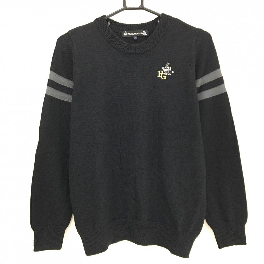 パーリーゲイツ　ニコちゃん　ニット　セーター　0サイズ　ネイビー定価¥37400 楽天市場】【美品】パーリーゲイツ セーター ネイビー×白 ニコ