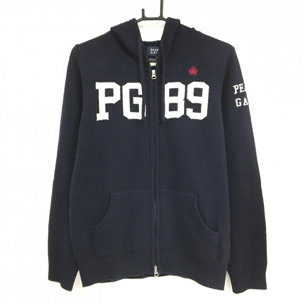 新品 パーリーゲイツ アウターネイビー ボーダー ブルゾン ベスト 5 新品 パーリーゲイツ アウターネイビー ボーダー ブルゾン