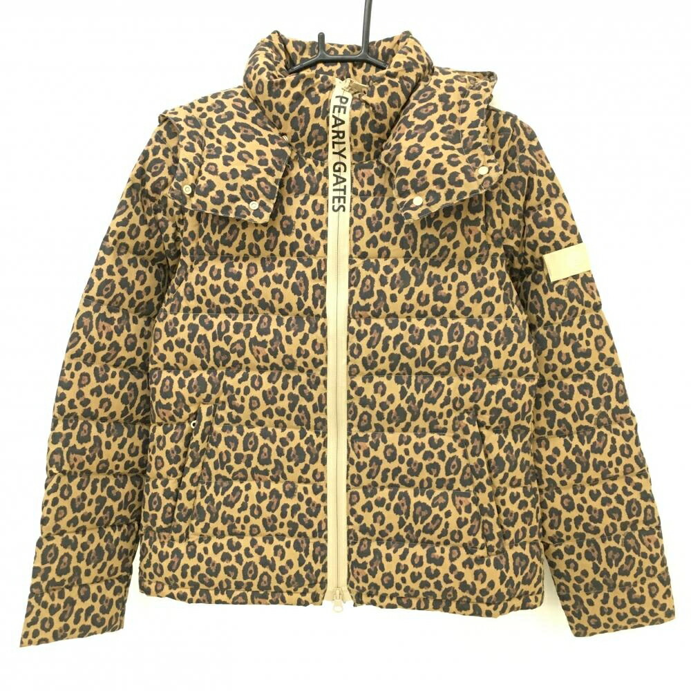 楽天市場】【超美品】パーリーゲイツ ダウンジャケット 黒 織生地