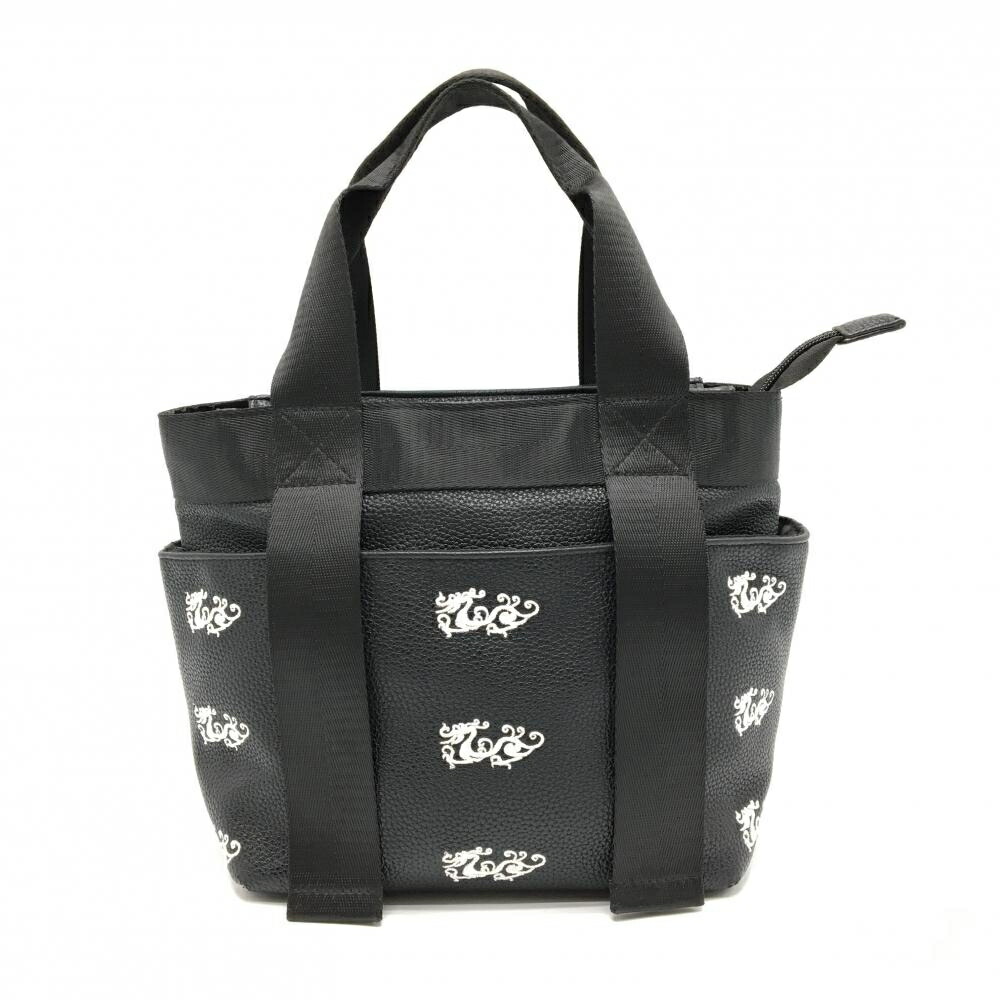 美品　Dance With Dragon バック　ゴルフ　黒　かばん Dance With Dragon ダンスウィズドラゴン DRAGONクラシック キャディ