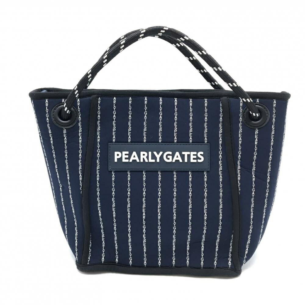 PEARLY GATES カートバッグ メッシュネイビー PEARLY GATES サイド