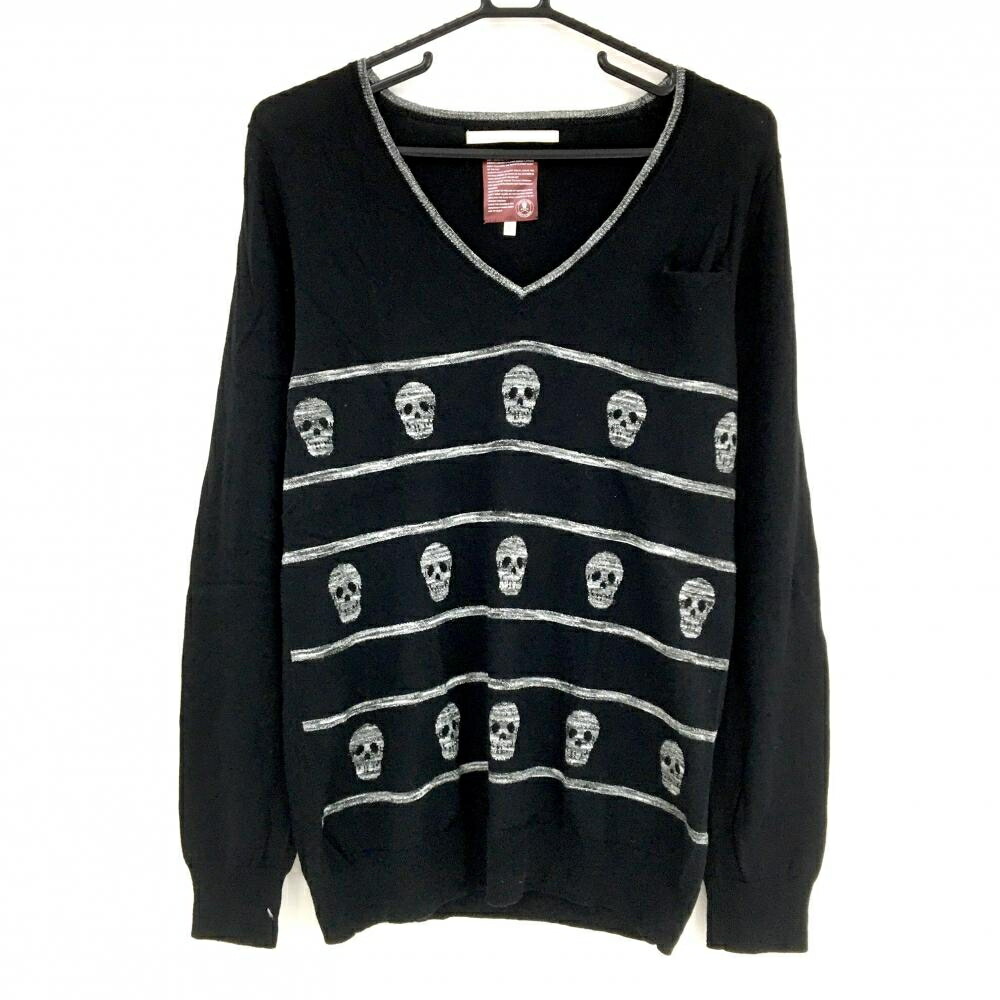 マーク＆ロナ クルーネック ニット 46 楽天市場】 MARK&LONA マークアンドロナ 23AW GOLF OR DIE スカル柄