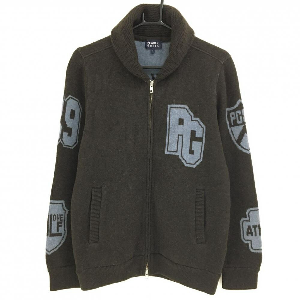 楽天市場】【超美品】パーリーゲイツ ニットジャケット 白 ボーダー