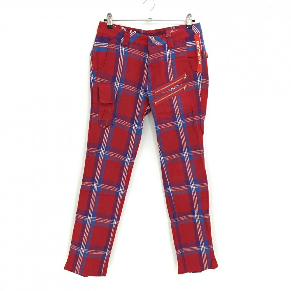 楽天市場】【美品】ラッセルノ パンツ ネイビー×白 裏起毛 プリント