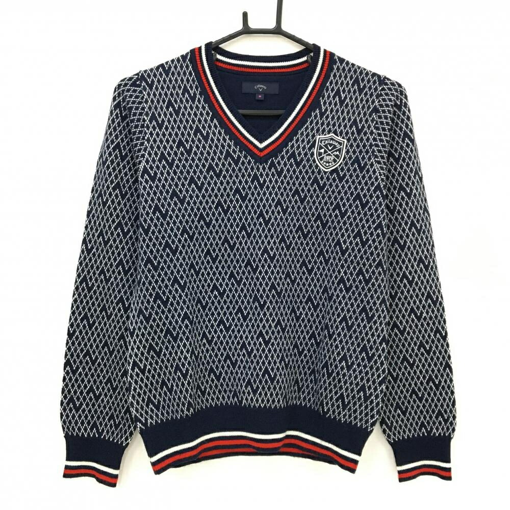 楽天市場】【美品】キャロウェイレッドレーベル セーター 白×ピンク