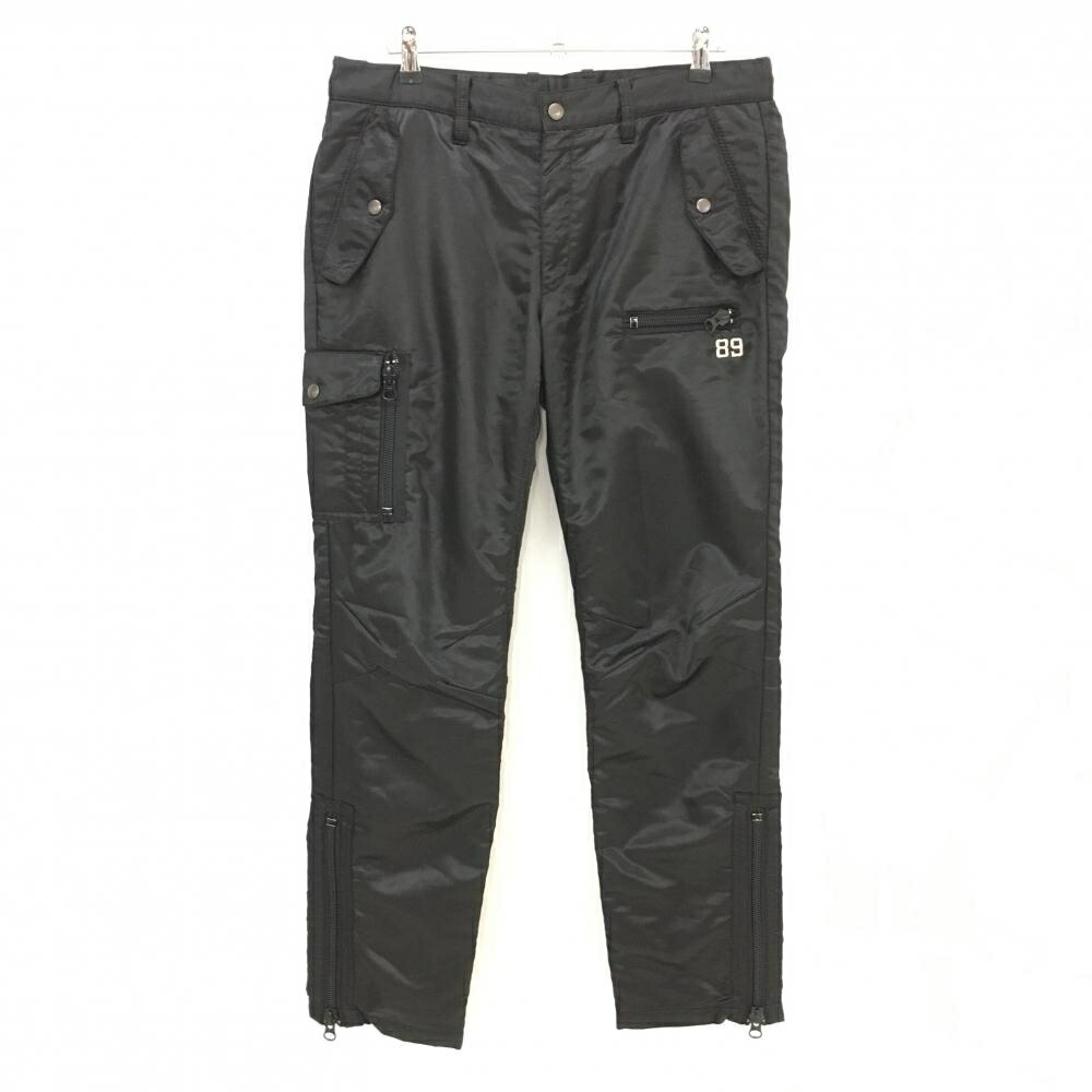 楽天市場】【美品】パーリーゲイツ 中綿ナイロンパンツ 白×黒