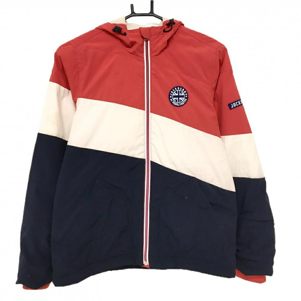 新品タグ付 ジャックバニー ロゴフルジップニットブルゾン 4 レッド ゴルフ 楽天市場】【美品】ジャックバニー ニットジャケット ライム×黒