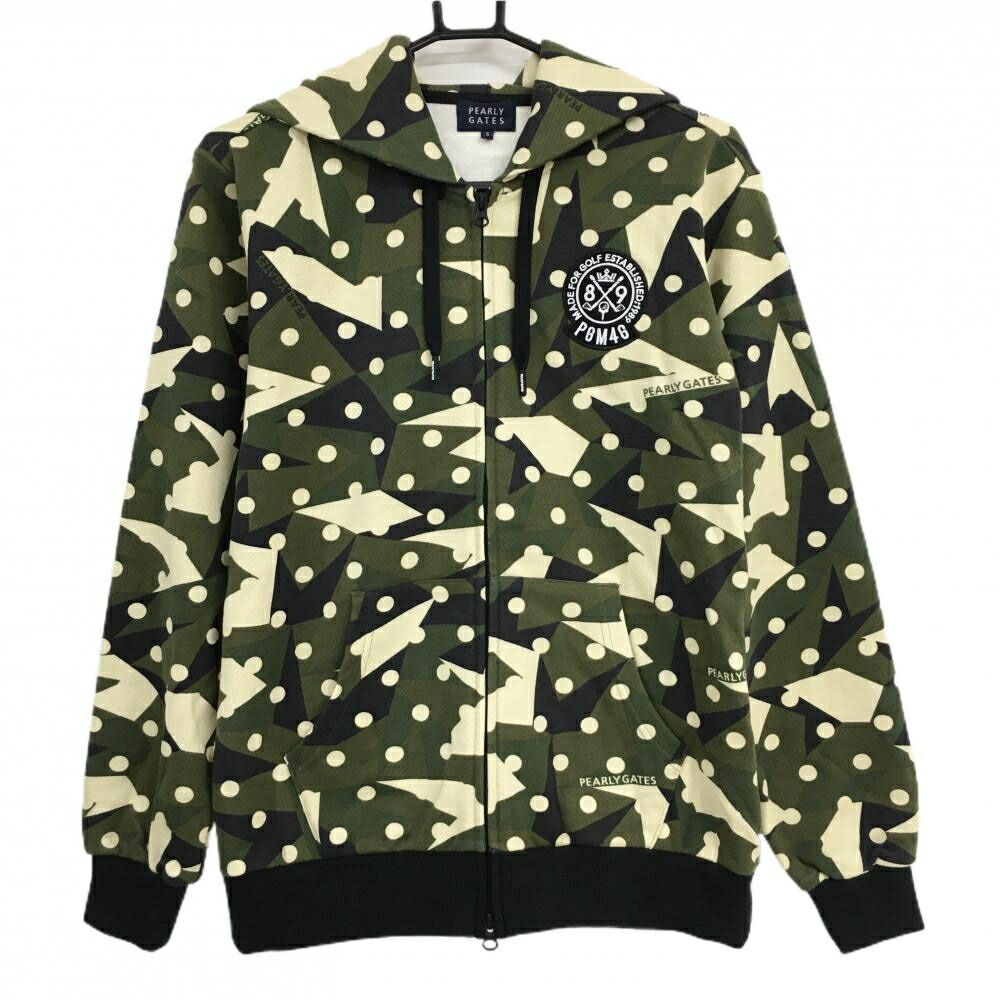 楽天市場】【美品】パーリーゲイツ ジップパーカー 白×ネイビー