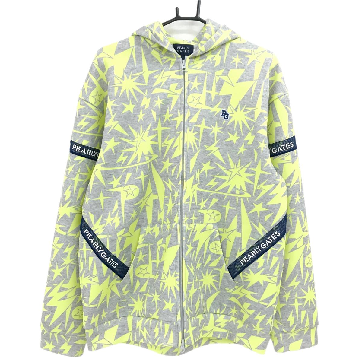 楽天市場】【美品】パーリーゲイツ ジップパーカー 白×ネイビー