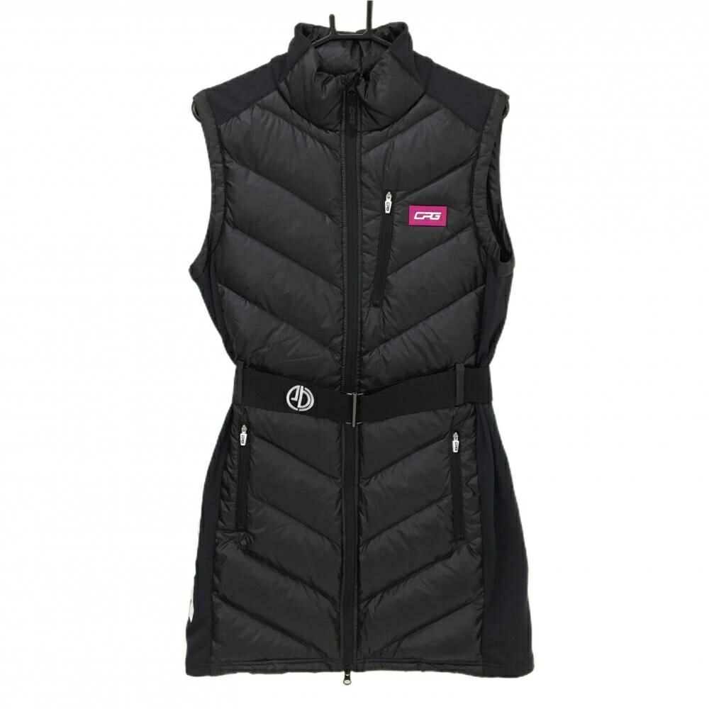 楽天市場】マンシングウェア ダウンワンピース 黒 ロゴワッペン