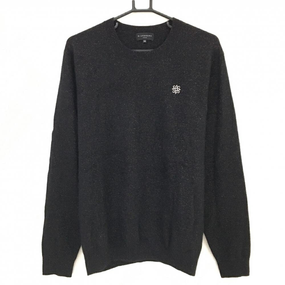 楽天市場】セントアンドリュース セーター 黒×ネイビー コットン