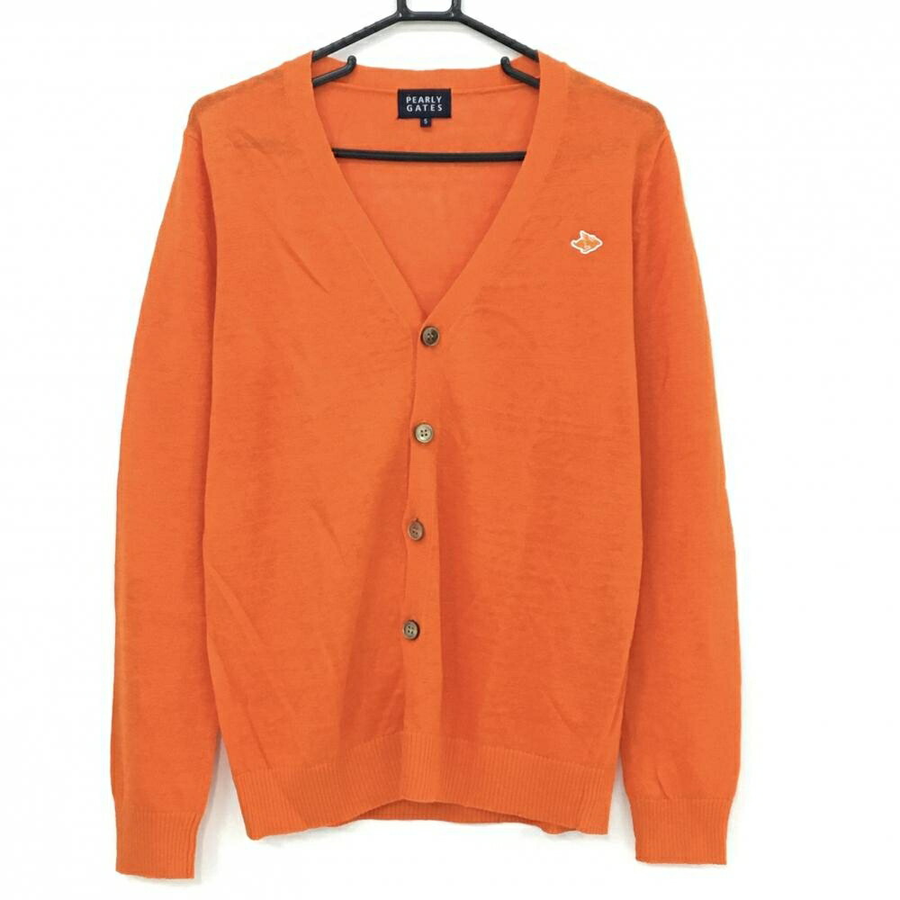 楽天市場】【美品】パーリーゲイツ カーディガン ネイビー×白 ケーブル