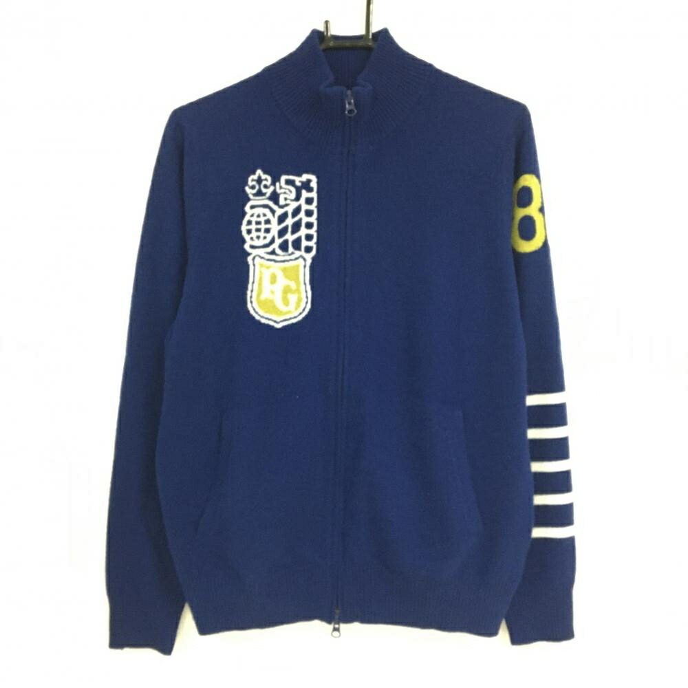 楽天市場】【超美品】パーリーゲイツ ニットジャケット 白 ボーダー