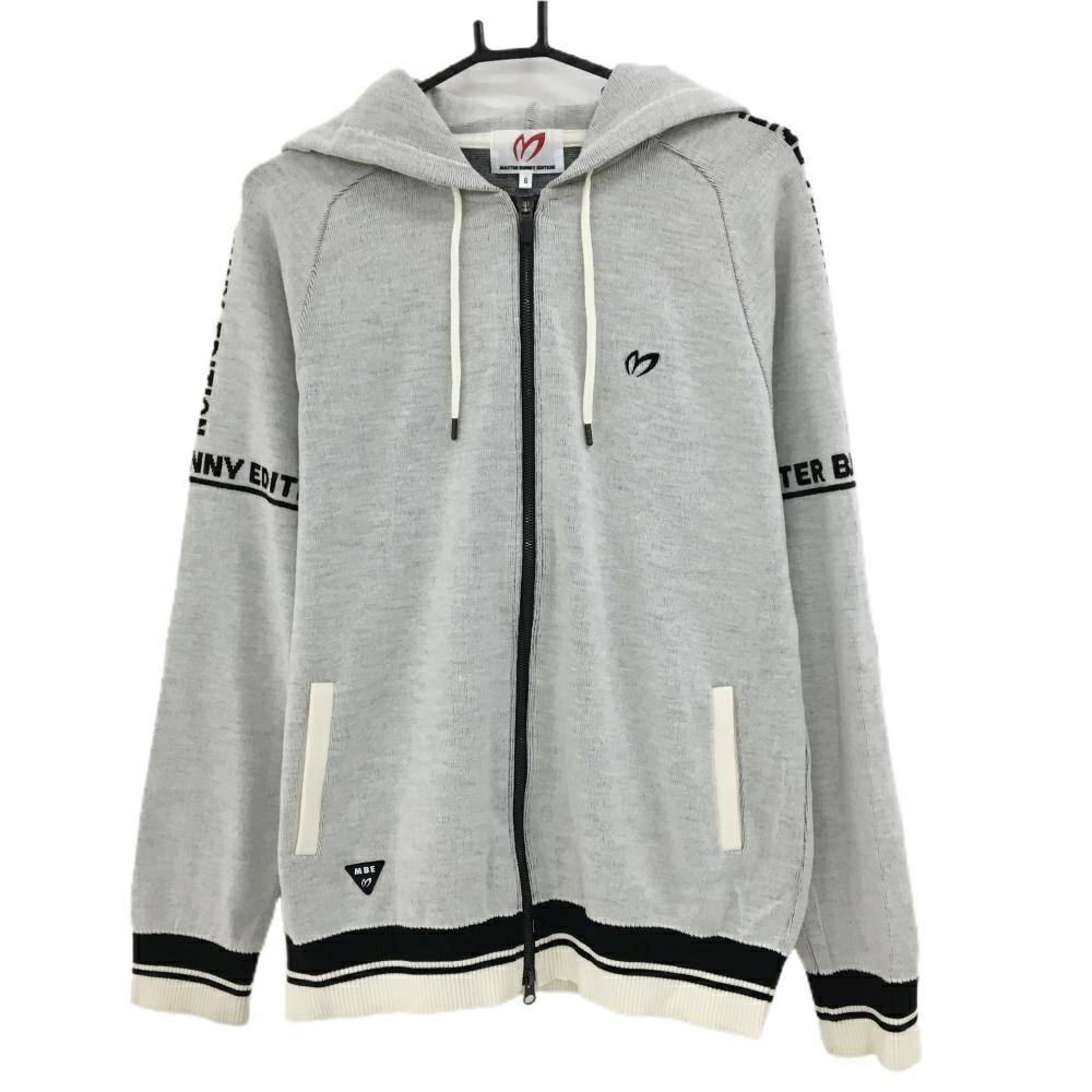 楽天市場】【美品】マスターバニー ニットジャケット 白 ロゴ刺しゅう
