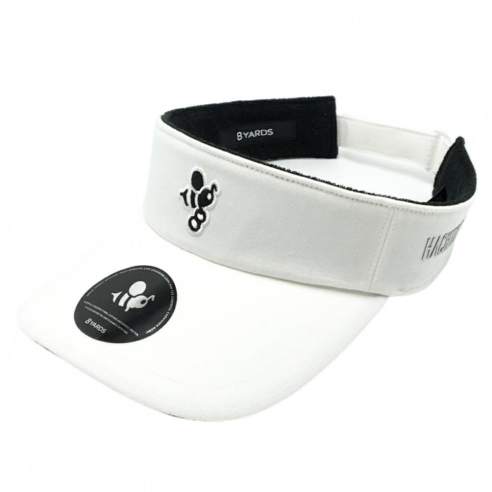 楽天市場】【新品】ハチヤーズ キャップ 白×黒 ロゴ刺しゅう F ゴルフ