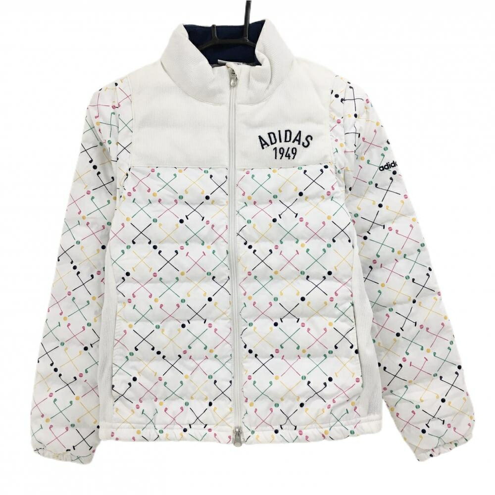 楽天市場】アディダス 中綿ジャケット ライトブルー×白 3ライン