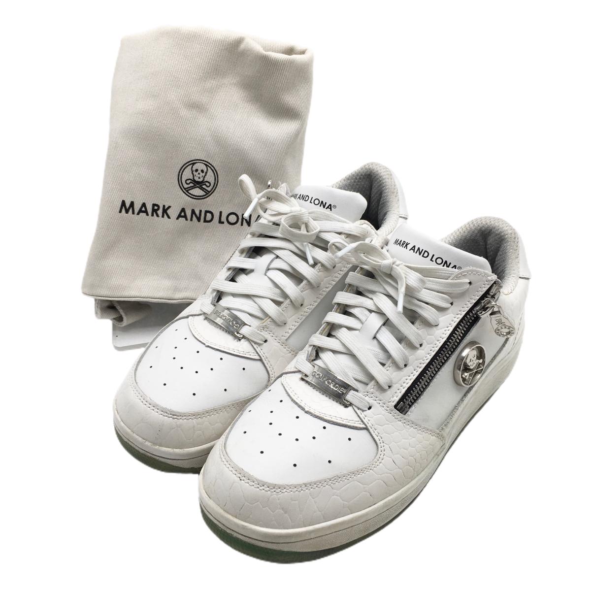 楽天市場】マークアンドロナ×gravis ハイカットゴルフシューズ 白×黒