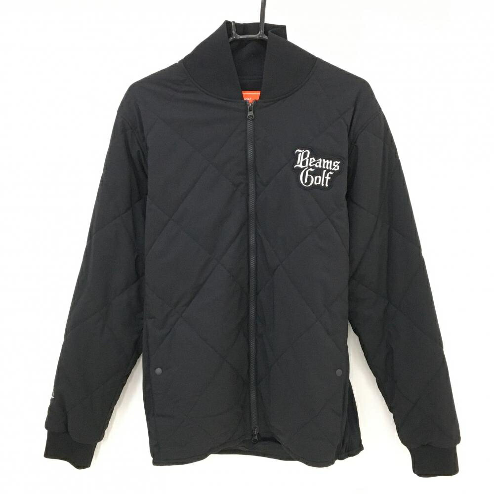 楽天市場】【新品】ビームスゴルフ 中綿ジャケット 黒 ジップロゴ はっ